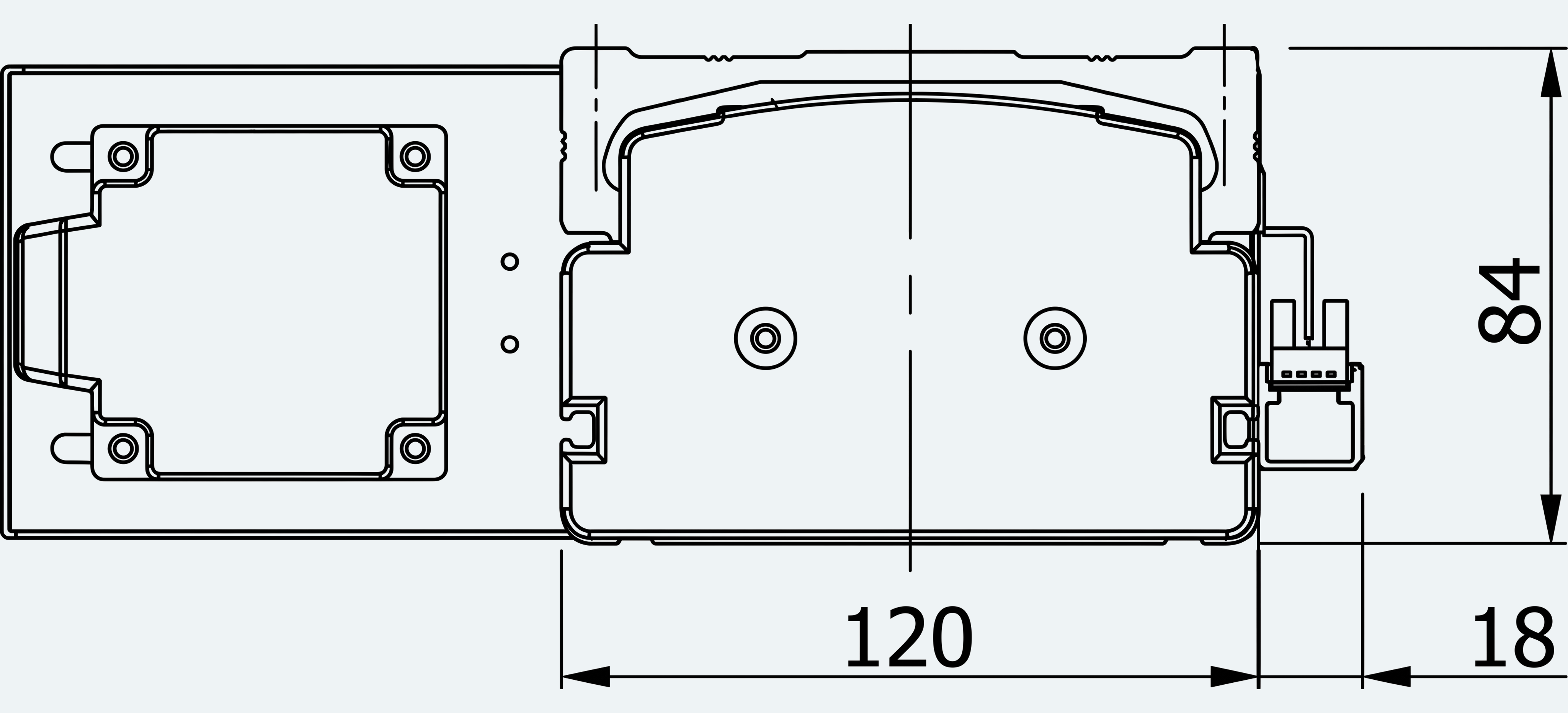 Mechanical View 4 for ES-LM-BS53-S0100-LREQ-MIREQ-M001