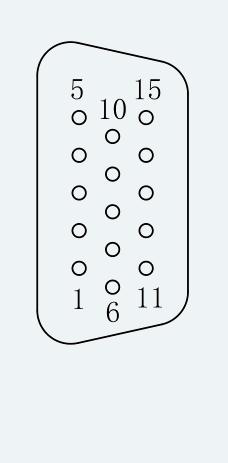 Feedback Connector Pinout for ES-SM-A02-060S-T0P64NM-200W-001