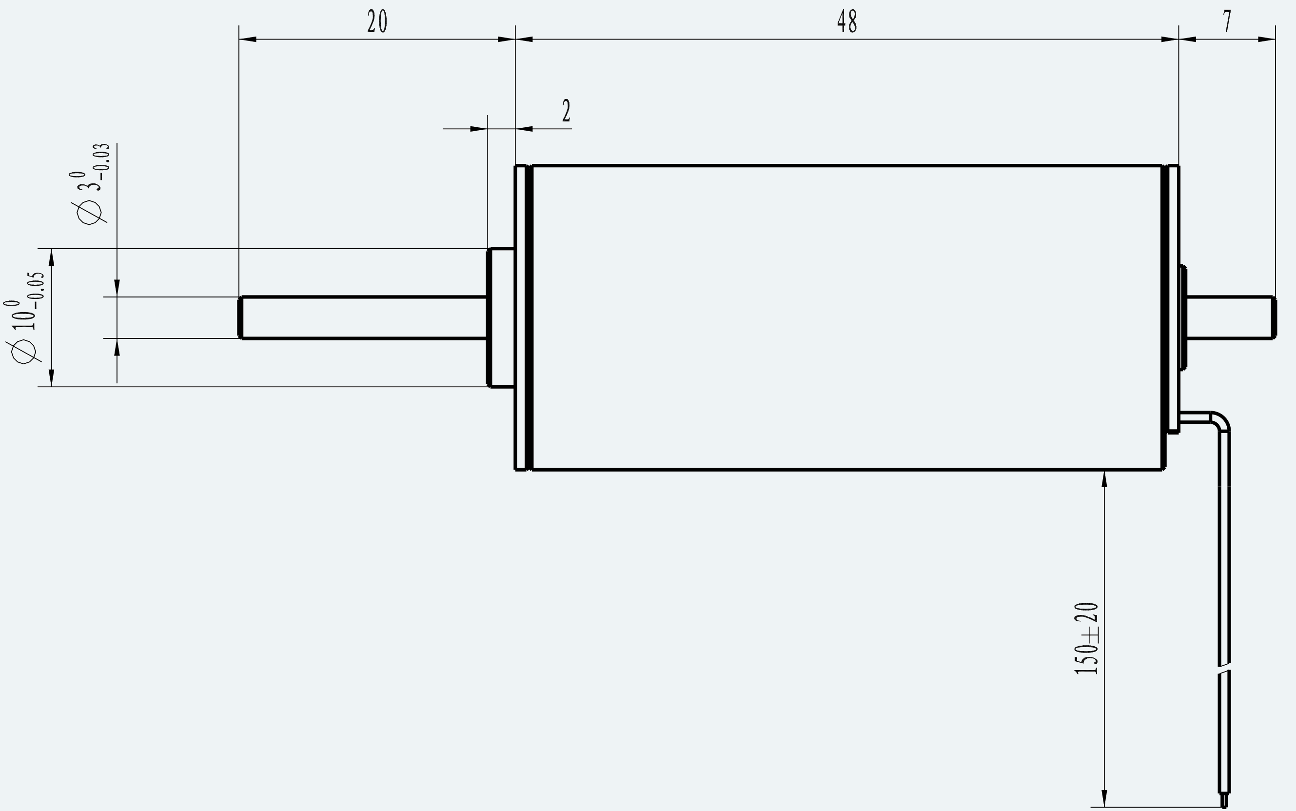 Mechanical View 1 for ES-CM-BL08-M001