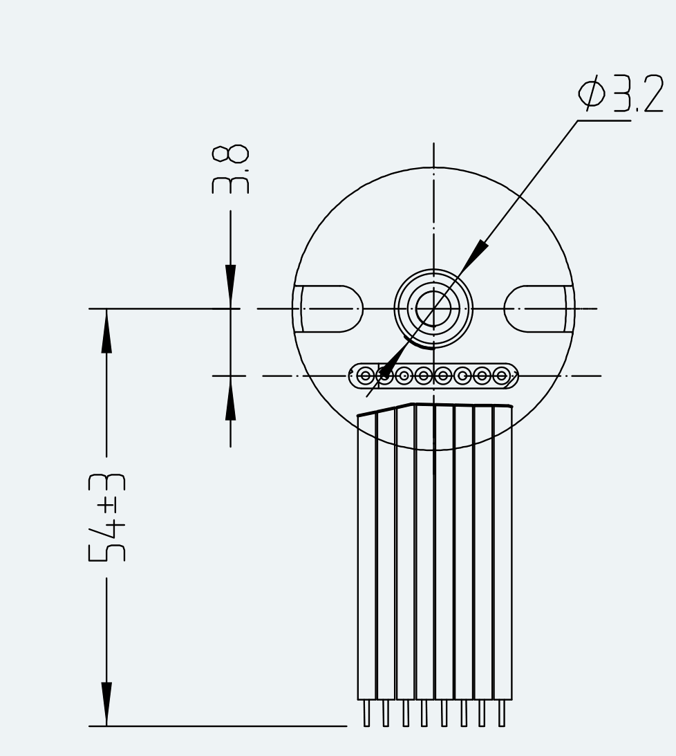 Mechanical View 2 for ES-DC-SL01-M001