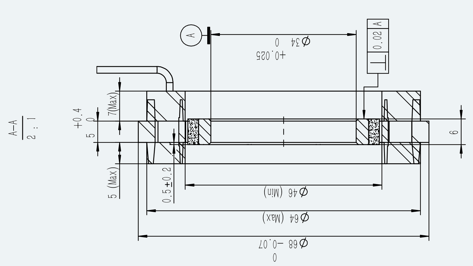 Mechanical View 1 for ES-FM-U01-OD068-T0P32NM-001