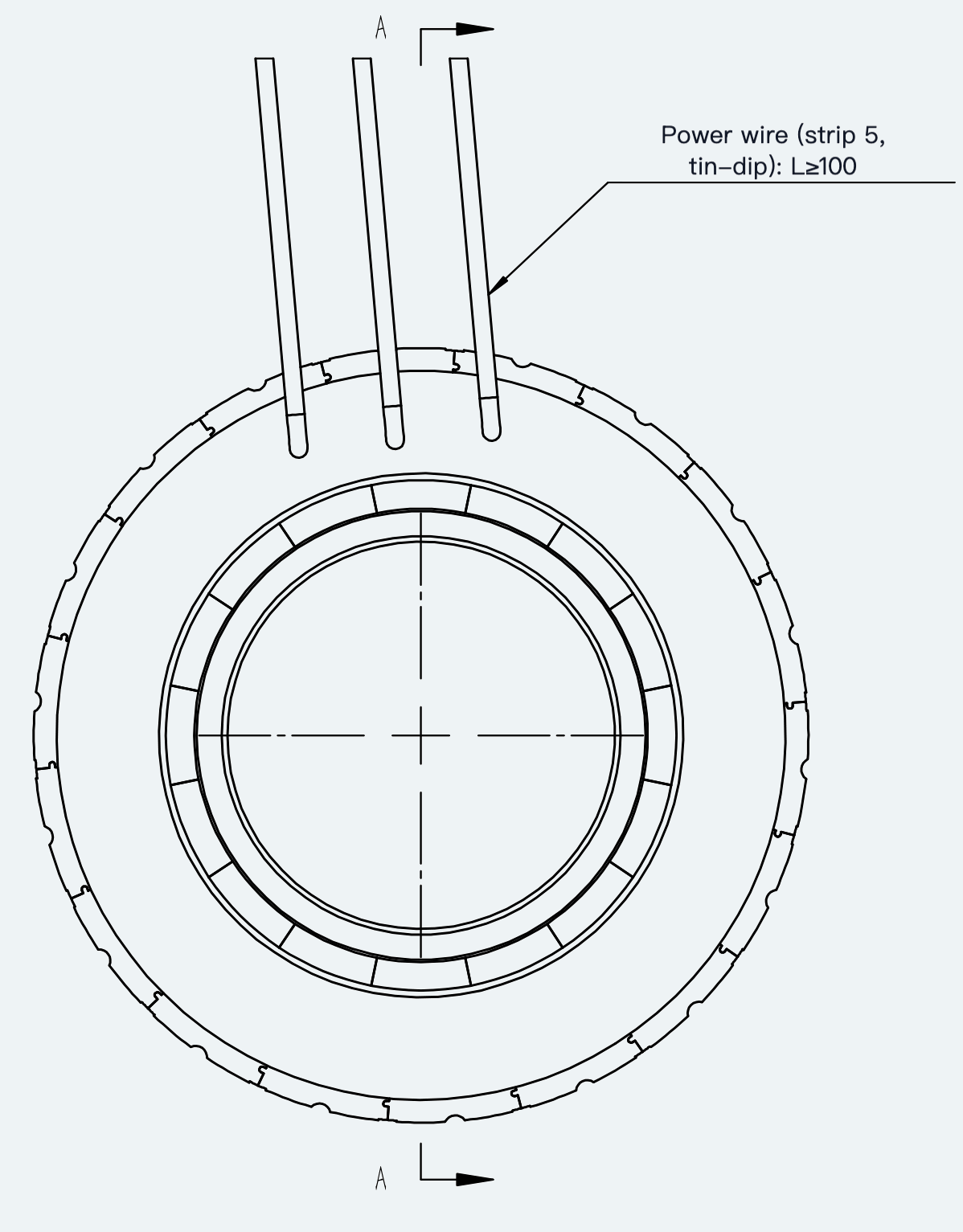 Mechanical View 2 for ES-FM-U01-OD068-T0P32NM-001