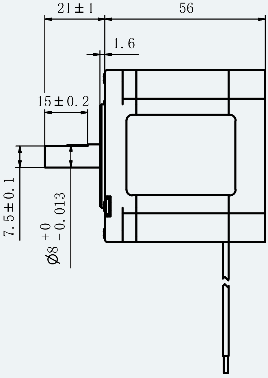 Mechanical View 1 for ES-ST-24H2056-300-4AL
