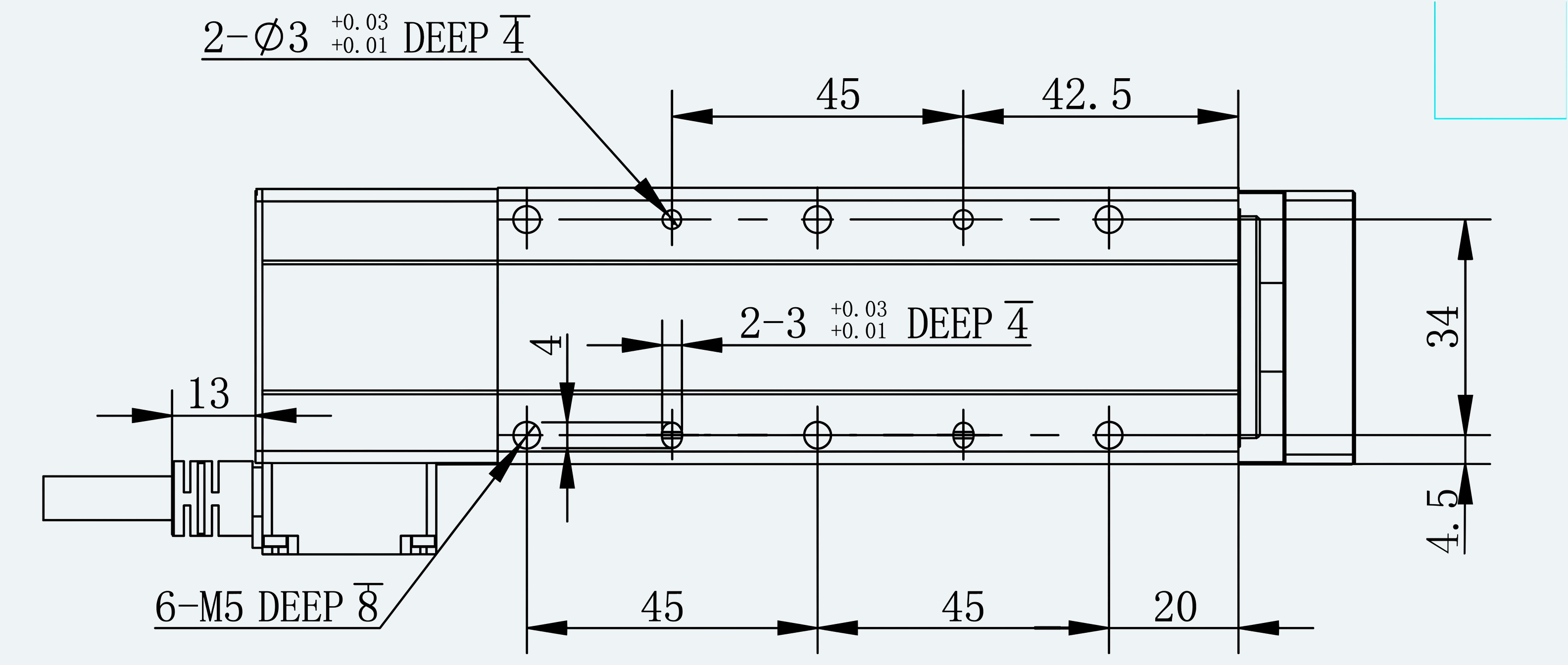 Mechanical View 6 for ES-EC-S01-M003