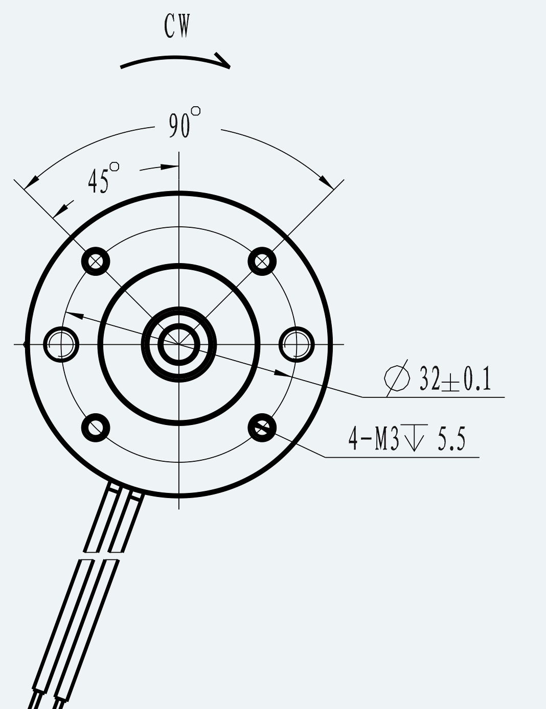 Mechanical View 1 for ES-DC-IC01-M001