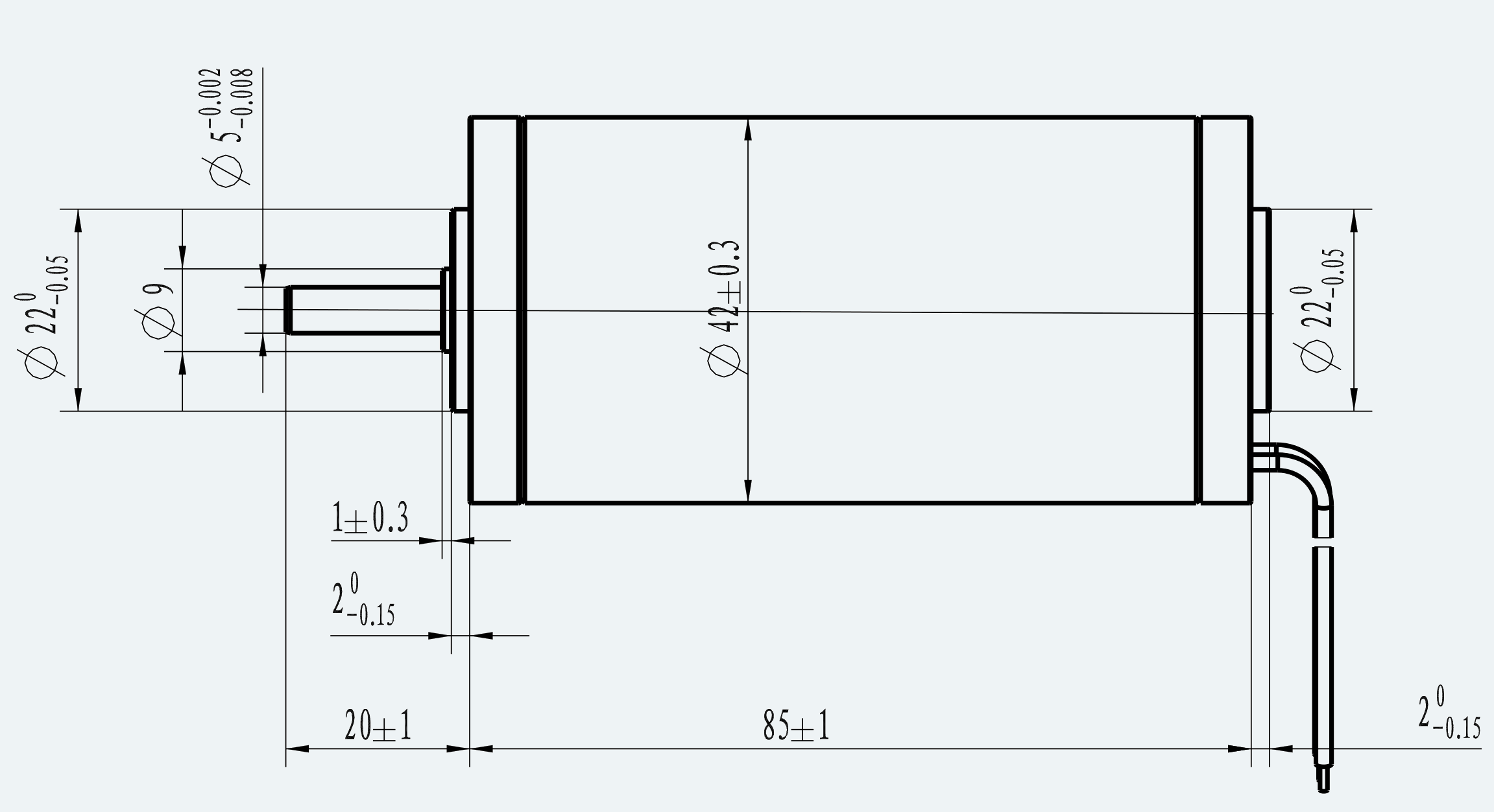 Mechanical View 3 for ES-DC-IC01-M001
