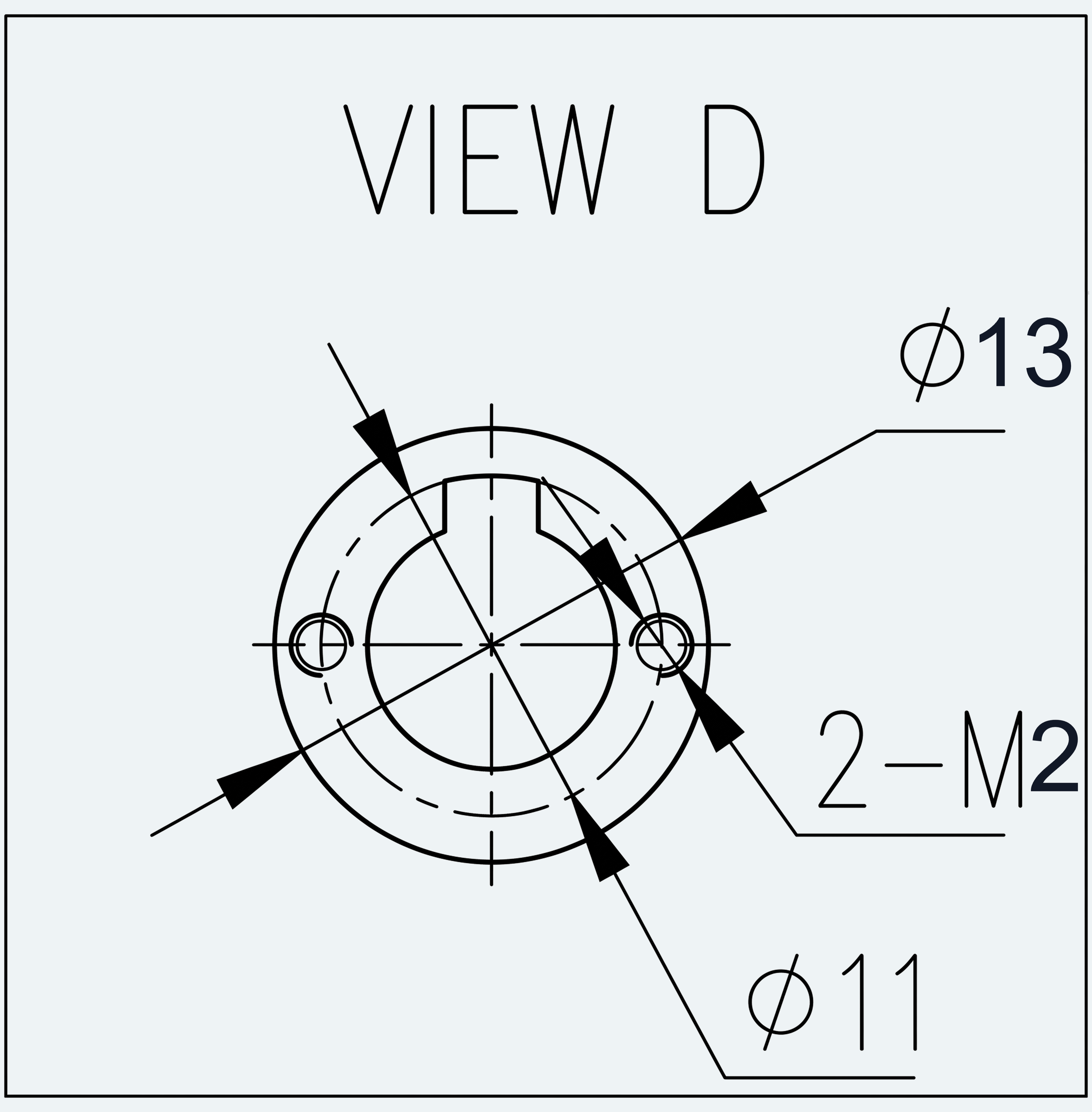 Mechanical View 5 for Special Standard Cup Gear Unit, Size 14