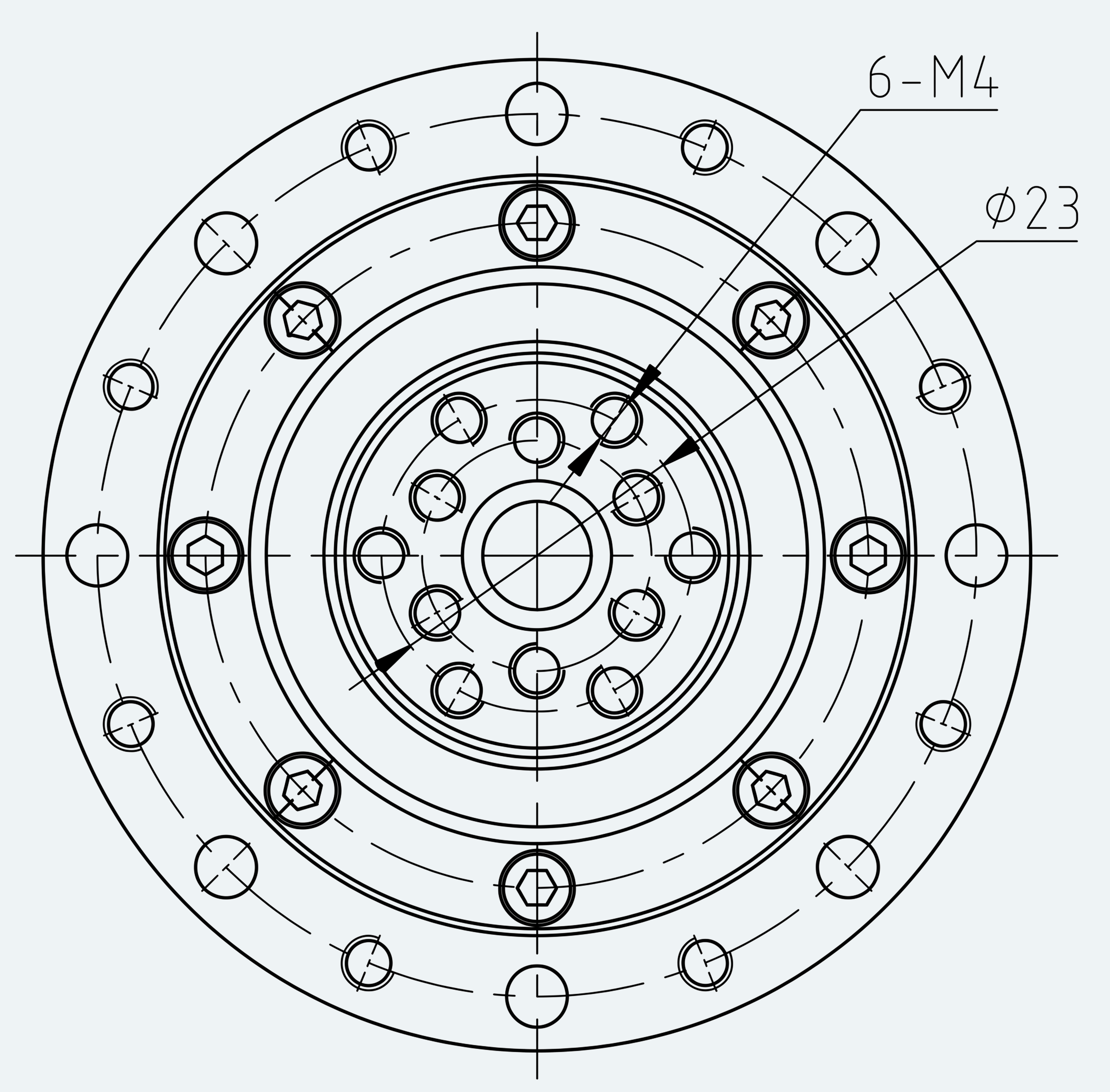 Mechanical View 3 for ES-HG-S05-F14-R50