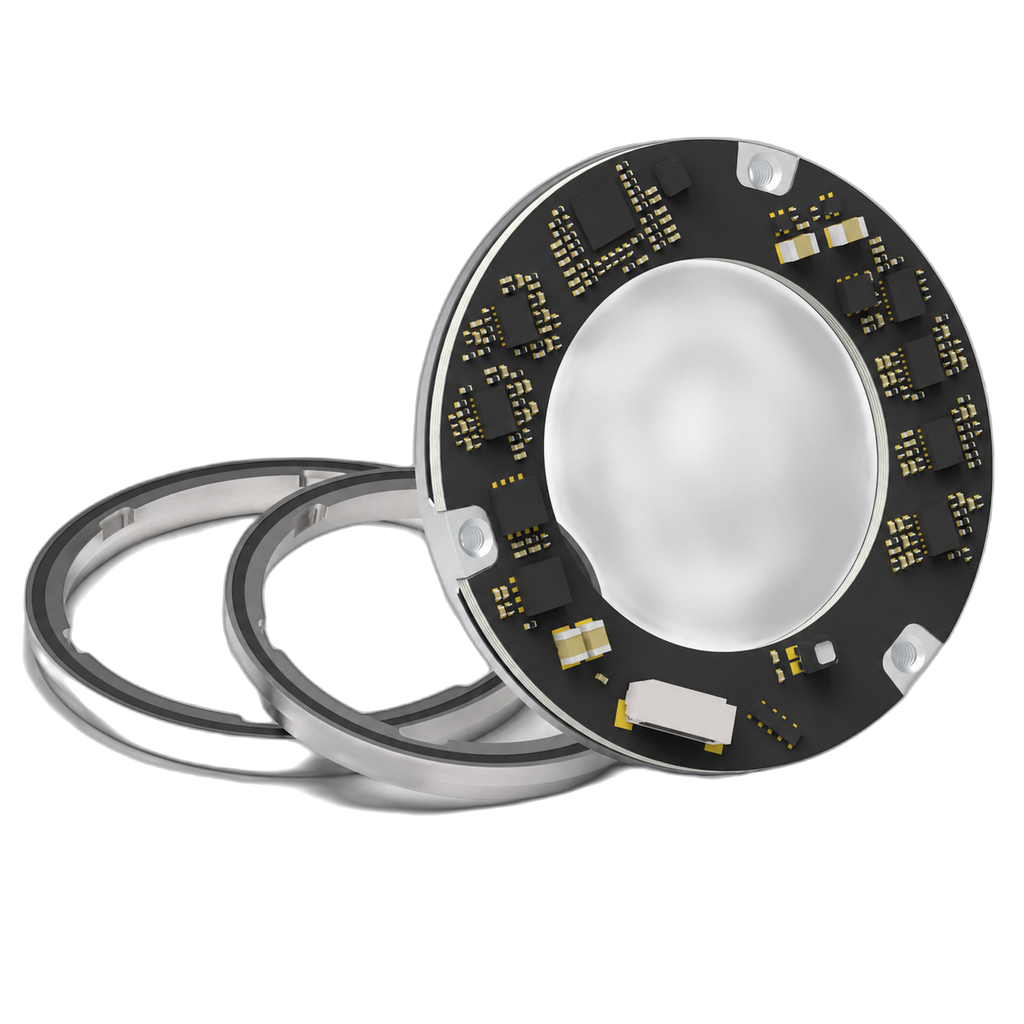 40 mm Dual-Axis Hollow Magnetic Encoder physical product