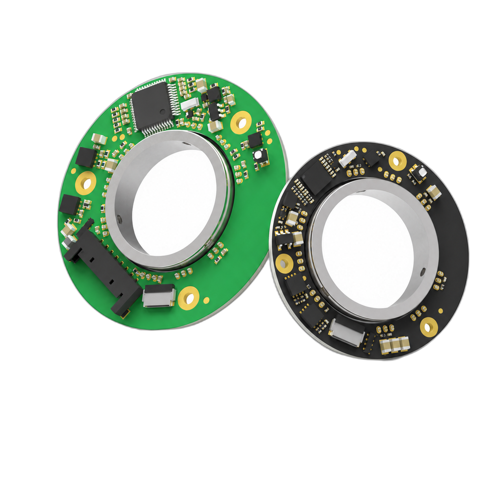 52 mm Compact-Profile Hollow Magnetic Encoder physical product