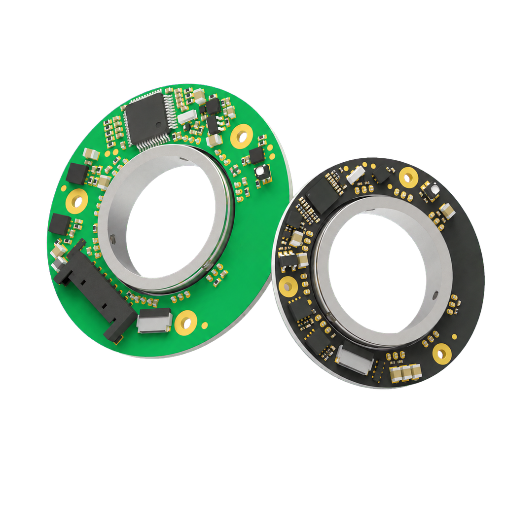 67 mm Compact-Profile Hollow Magnetic Encoder physical product
