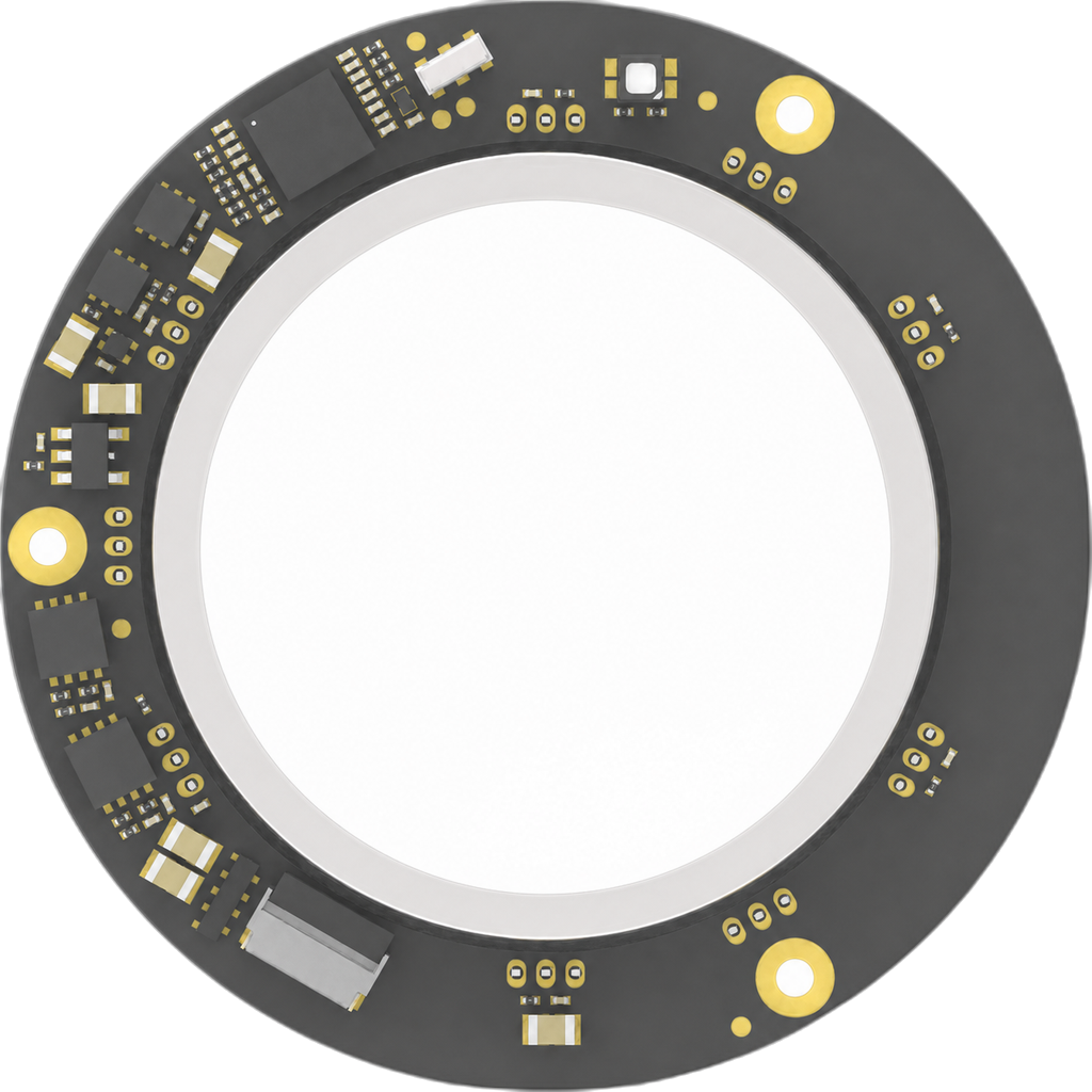 47 mm Compact-Profile Hollow Magnetic Encoder physical product
