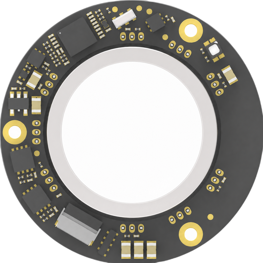 37 mm Compact-Profile Hollow Magnetic Encoder physical product