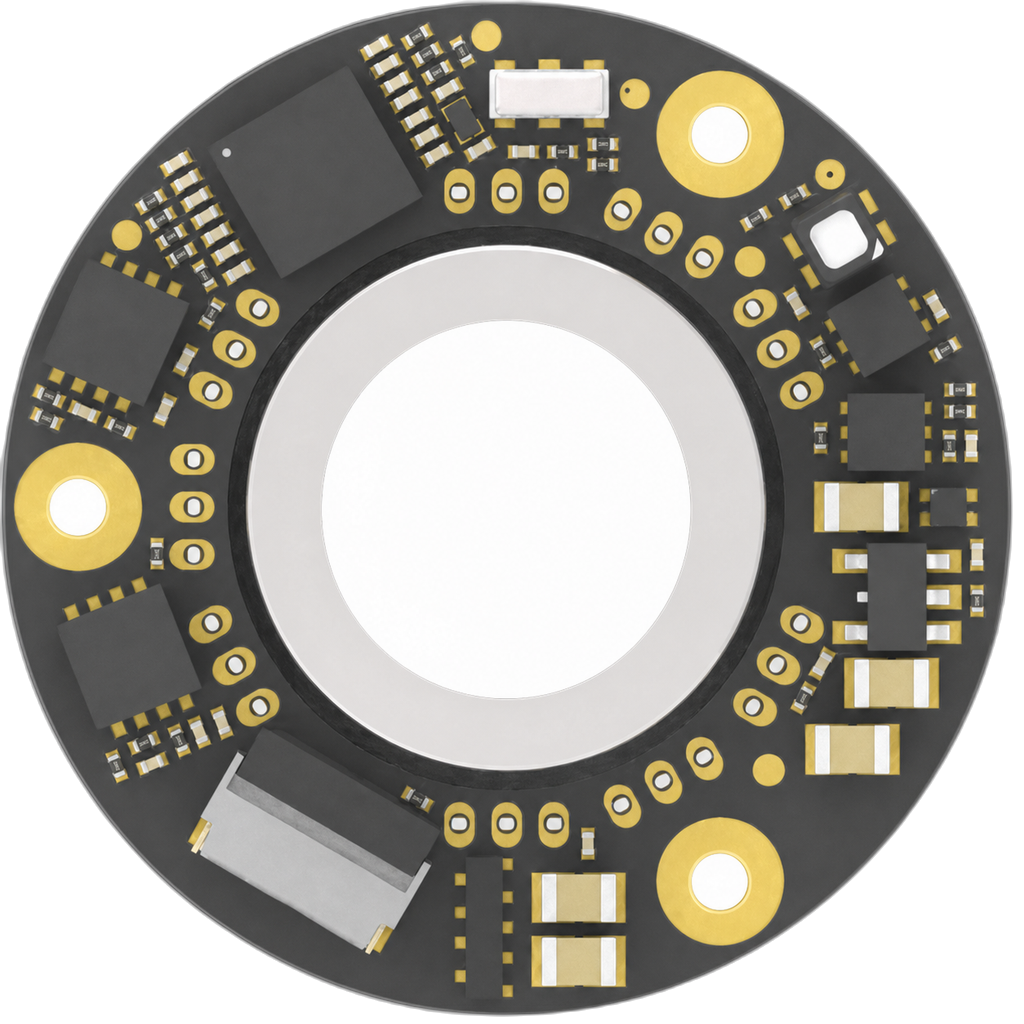 27 mm Compact-Profile Hollow Magnetic Encoder Series platform reference